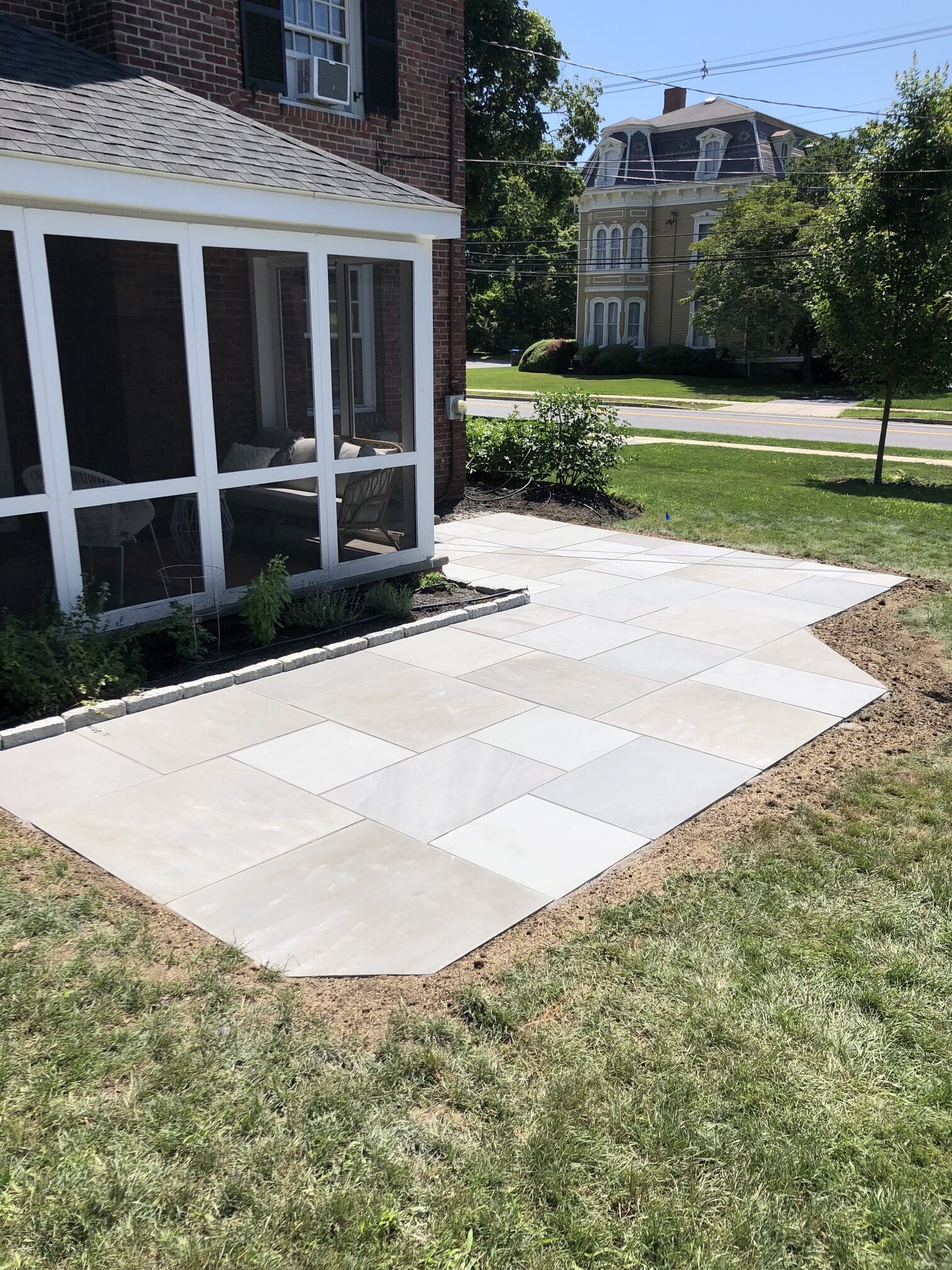 stone patio