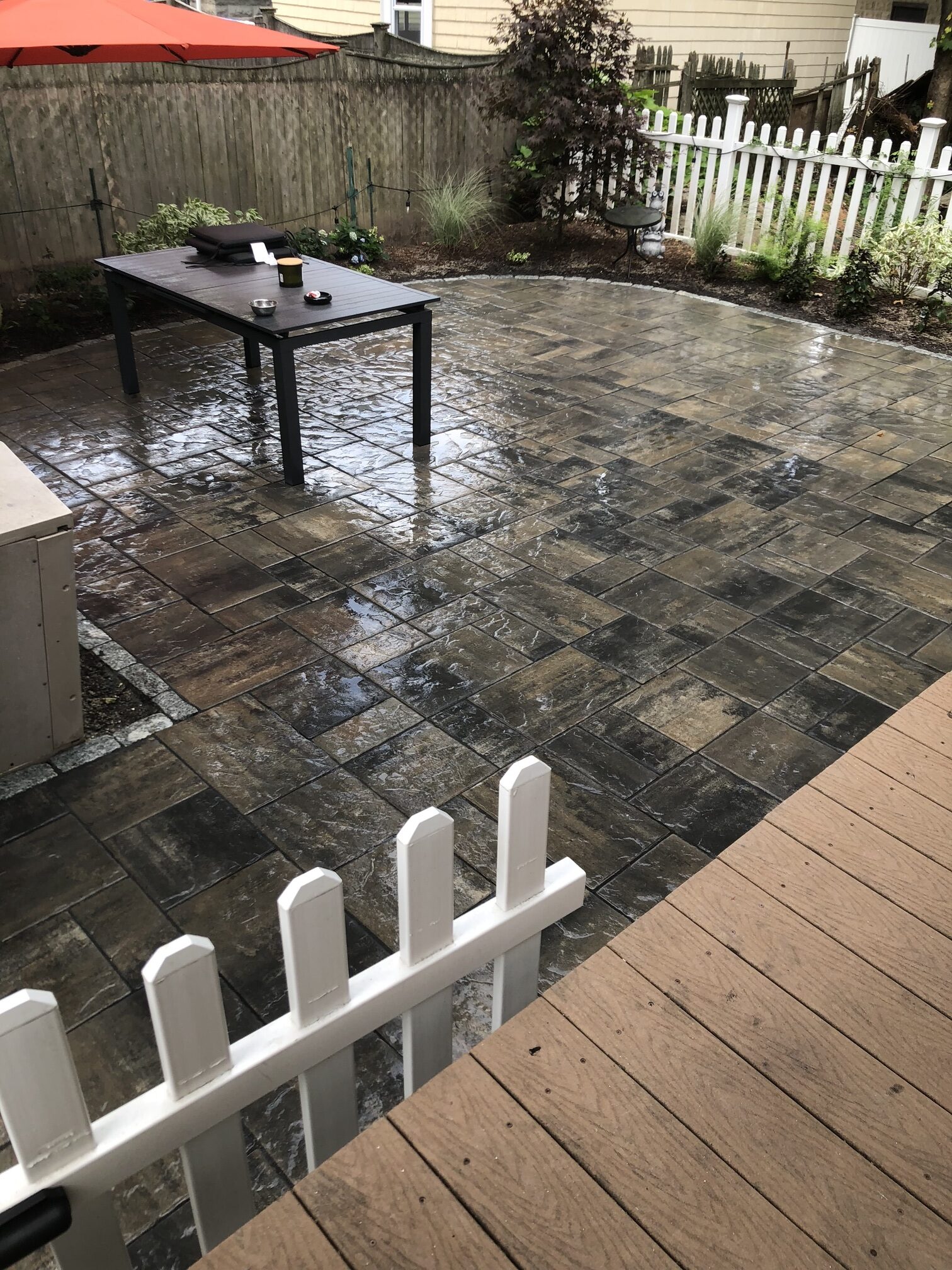 outdoor kitchen stonework
